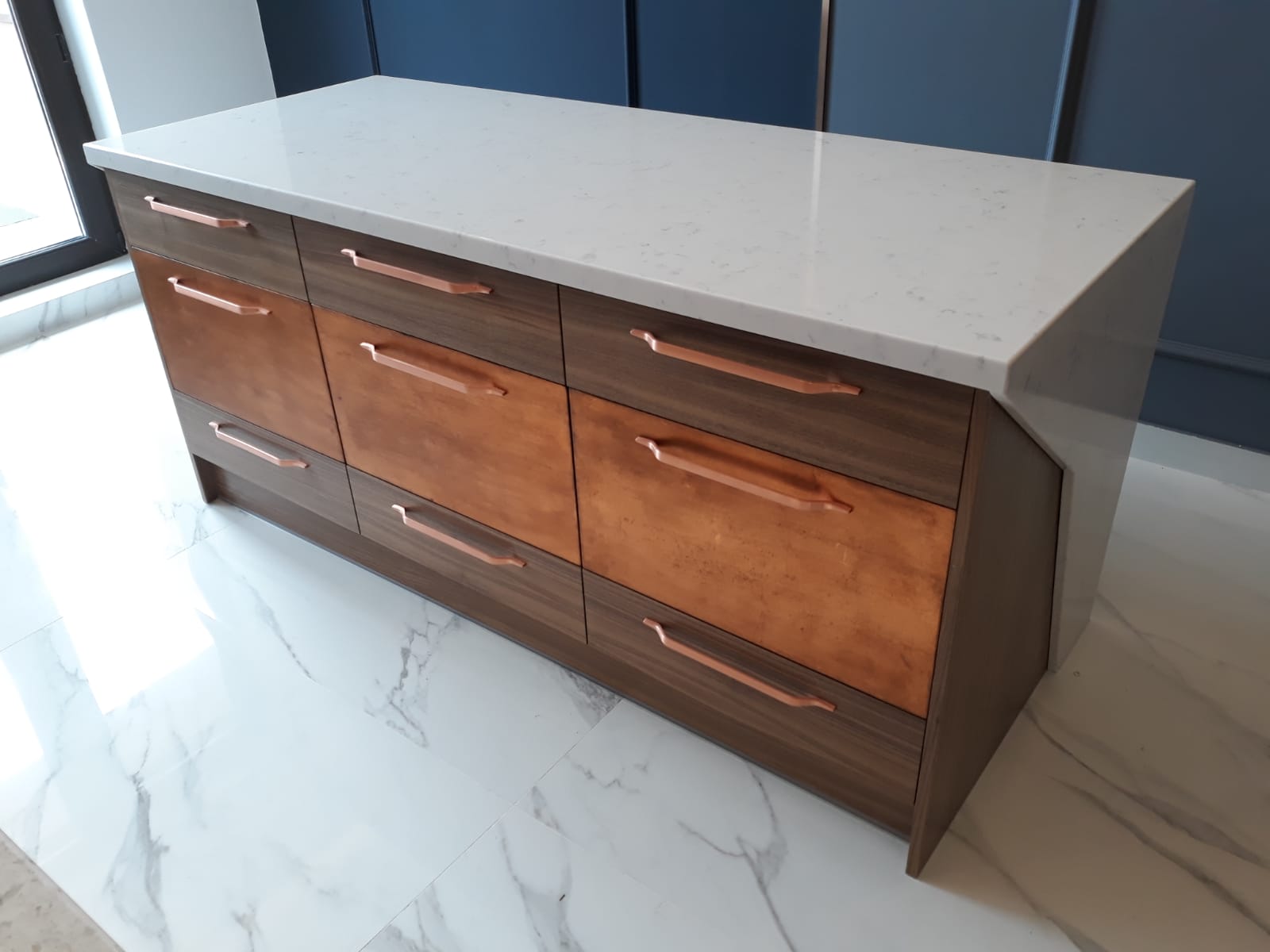 Blat Bucatarie quartz Cashmere Carrara – Bucuresti — imaginea 4