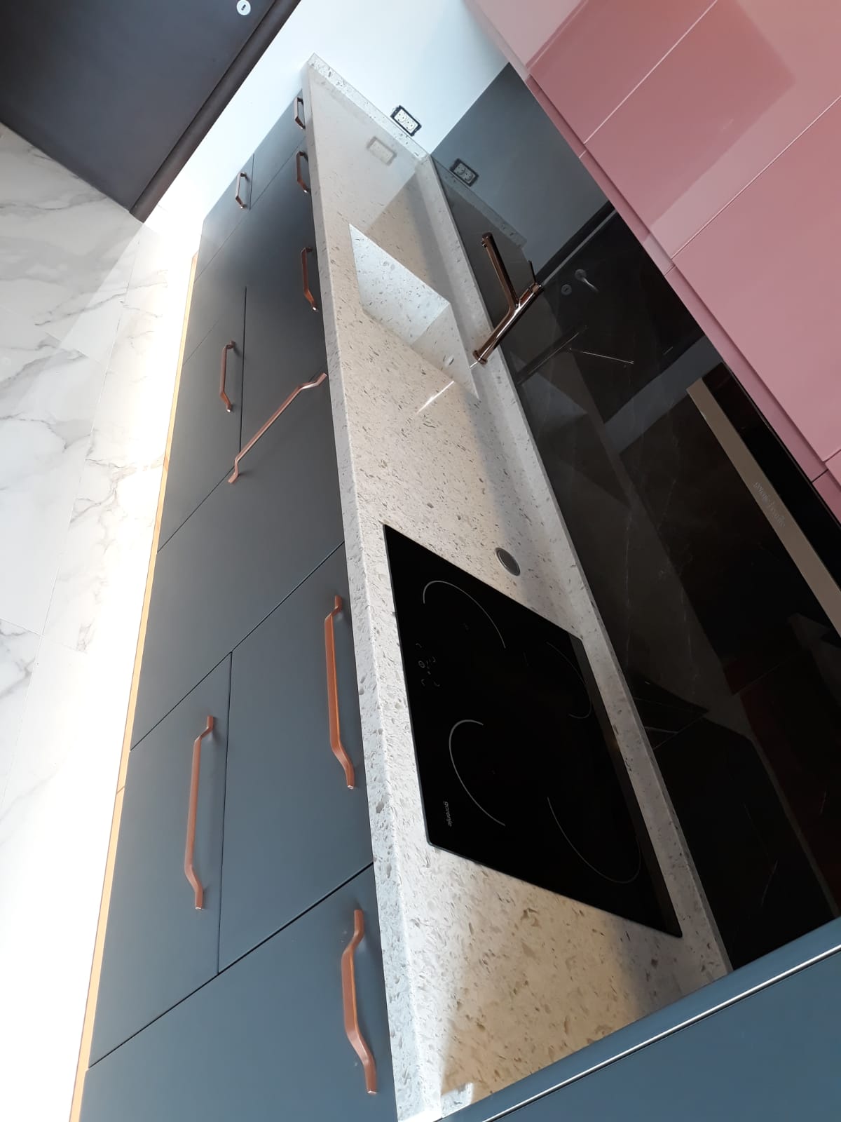 Blat Bucatarie quartz Cashmere Carrara – Bucuresti — imaginea 8