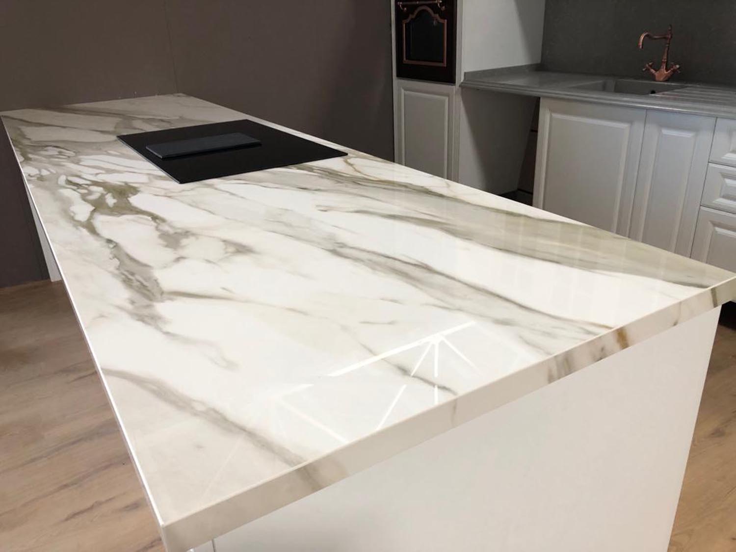 Blat Bucatarie Ceramica Calacatta Gold 01 – Bucuresti — imaginea 7