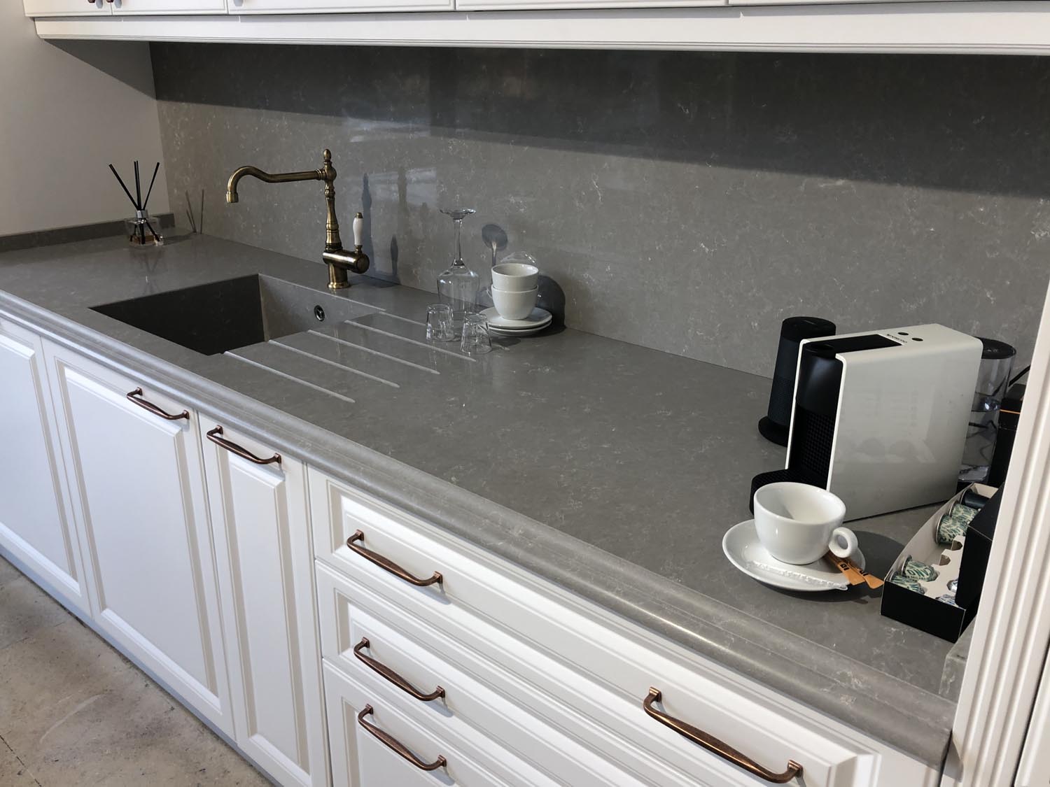 Blat Bucatarie quartz Tundra 02 – Bucuresti — imaginea 2