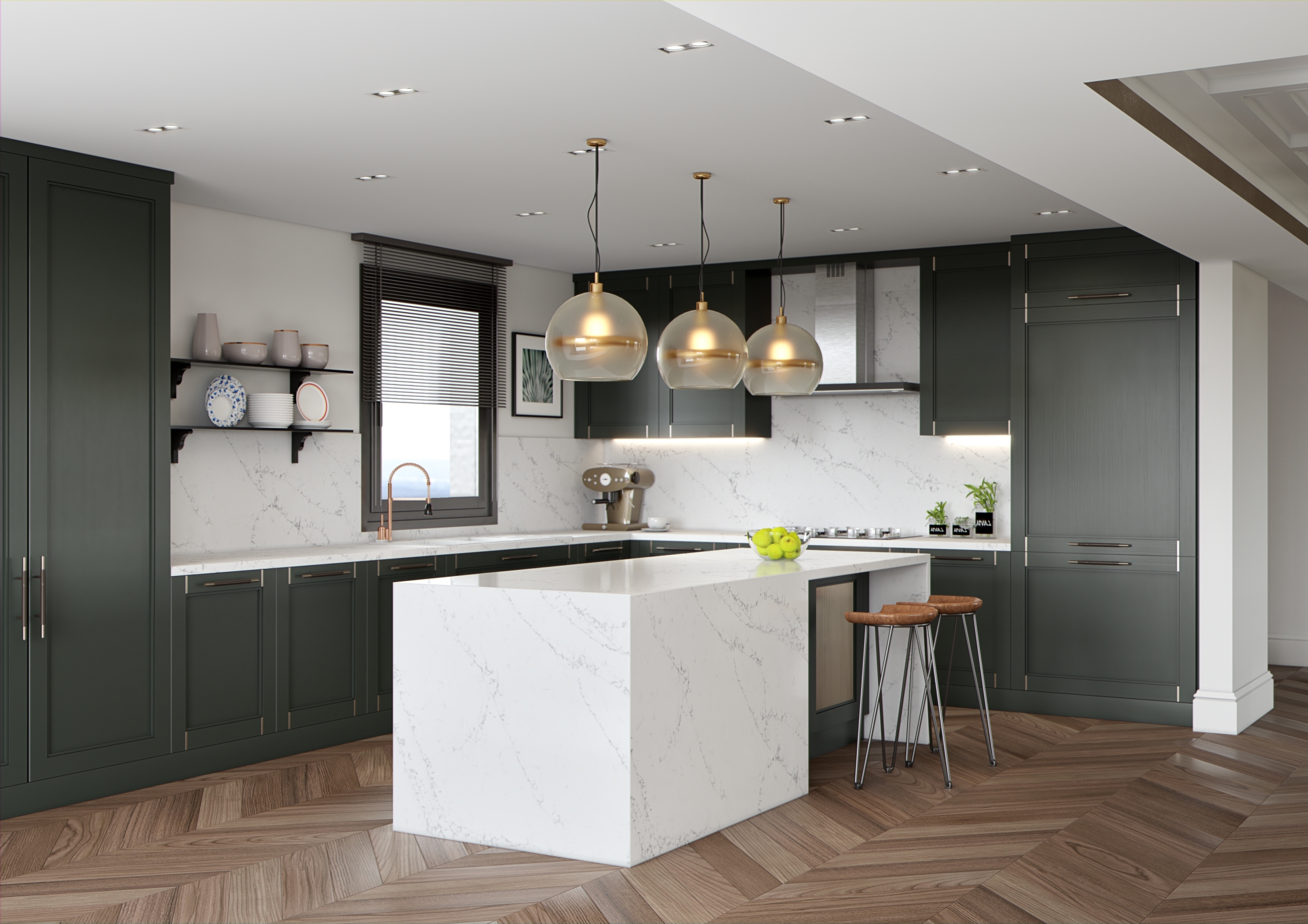 Blat de baie QUARTZ STATUARIO CRUX