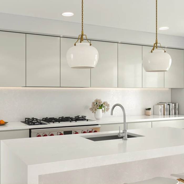 Blat de bucatarie QUARTZ 2123 PERLA WHITE