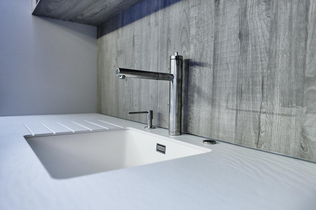 Blat de baie QUARTZ SUPERWHITE 13 ROCFACE