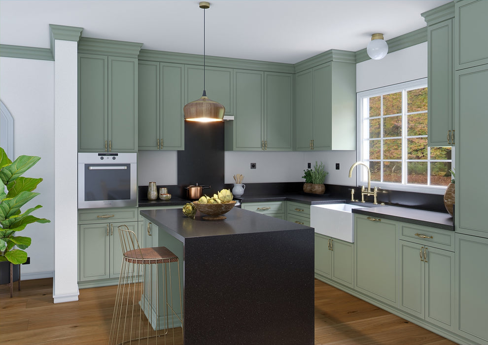 Blat de baie QUARTZ VOLCANO BLACK