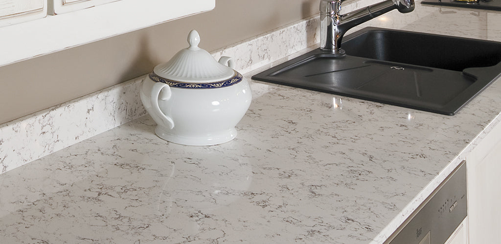 Blat de baie QUARTZ 4233 ANTIQUE WHITE