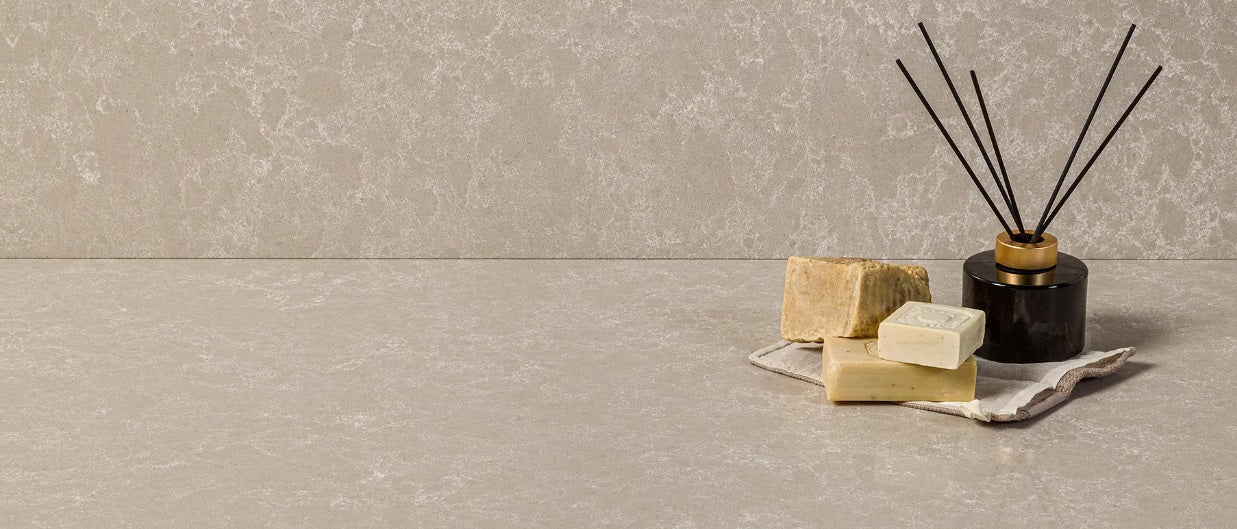 Blat de baie QUARTZ 875 LINEN