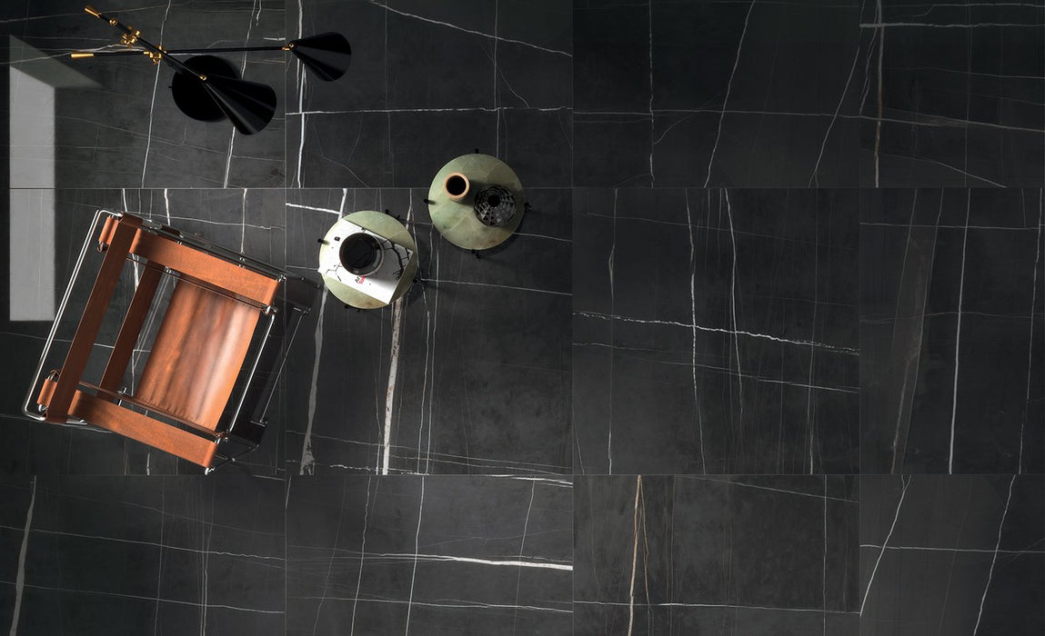 Blat de baie CERAMICA SAHARA NOIR