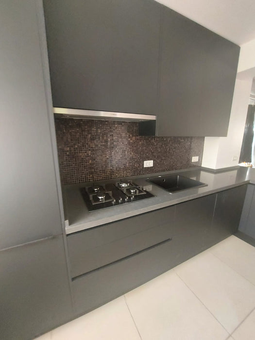 Blat de baie QUARTZ 997 CARBONE
