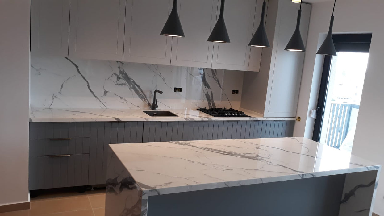 Blat de baie CERAMICA STATUARIO EXTRA