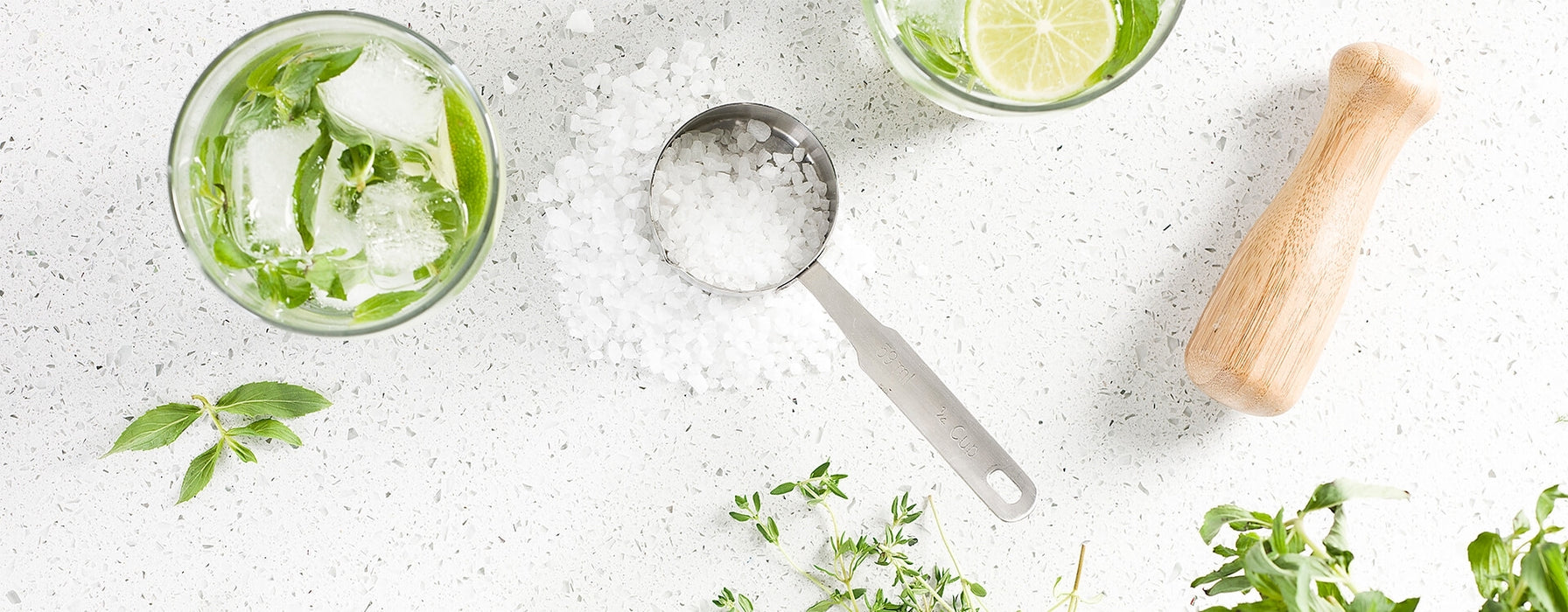 Blat de baie QUARTZ KRISTELLA WHITE