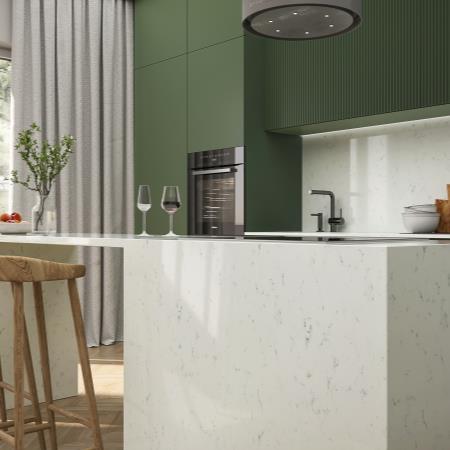 Blat de bucatarie QUARTZ 6102 SIERRA WHITE