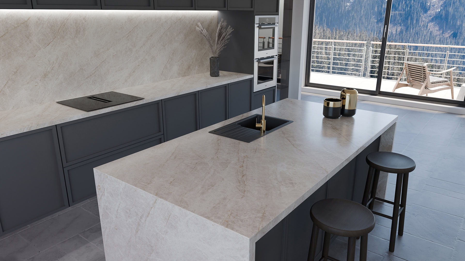 Blat de bucatarie QUARTZ 2035 MESA