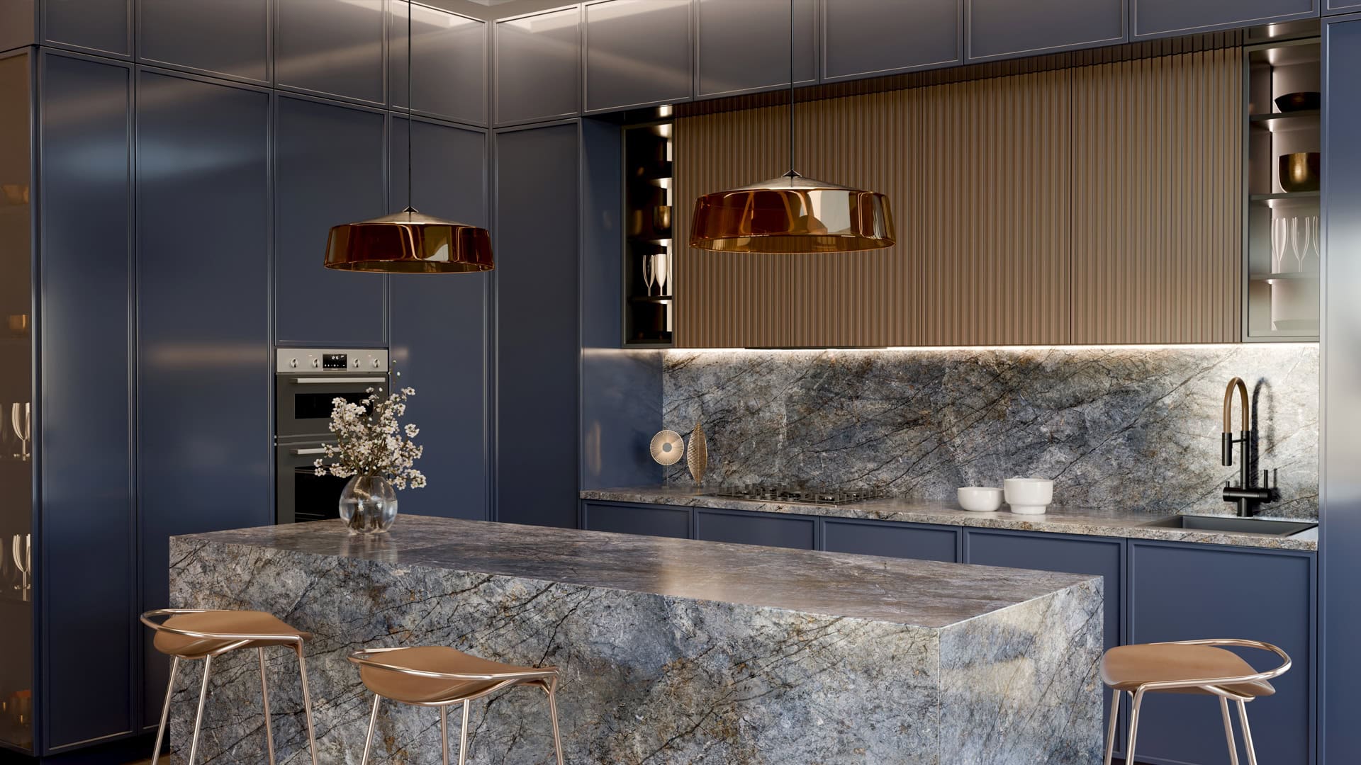 Blat de baie QUARTZ 2031 KALSEDON