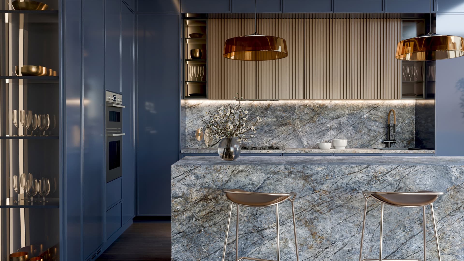 Blat de baie QUARTZ 2031 KALSEDON
