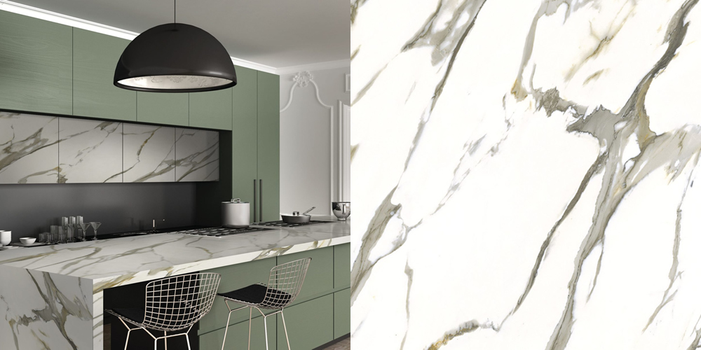 Blat de baie CERAMICA CALACATTA CREAM LIGHT