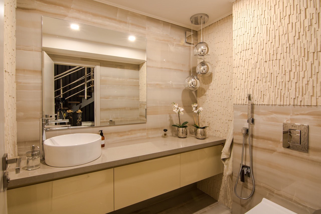 Blat de baie QUARTZ 5329 MOCCA MOUSSE