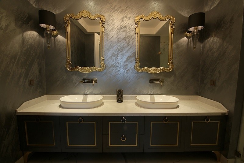 Blat de baie QUARTZ KASHMERA WHITE
