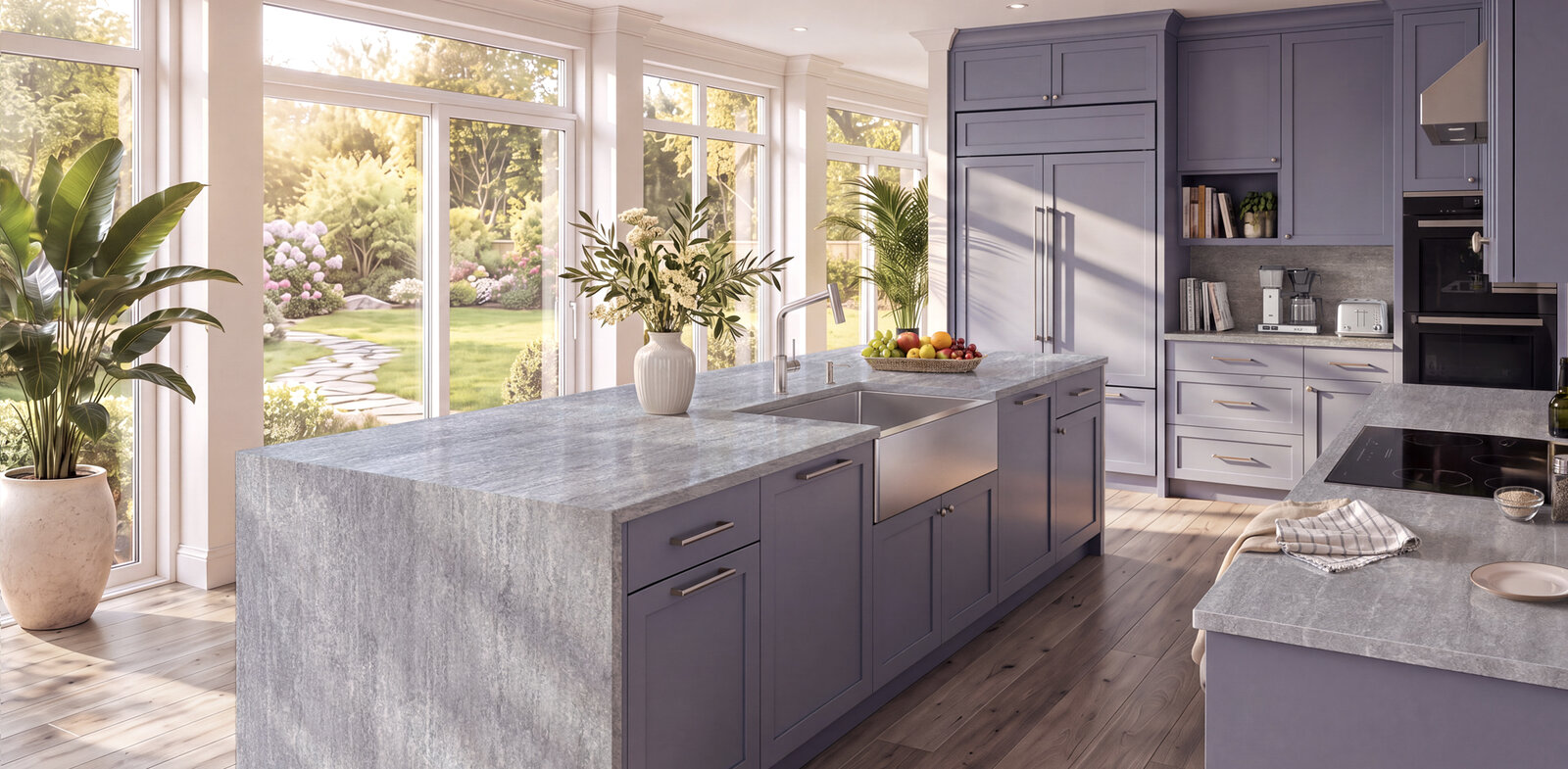 Blat de bucatarie QUARTZ 2066 ARGENTUM