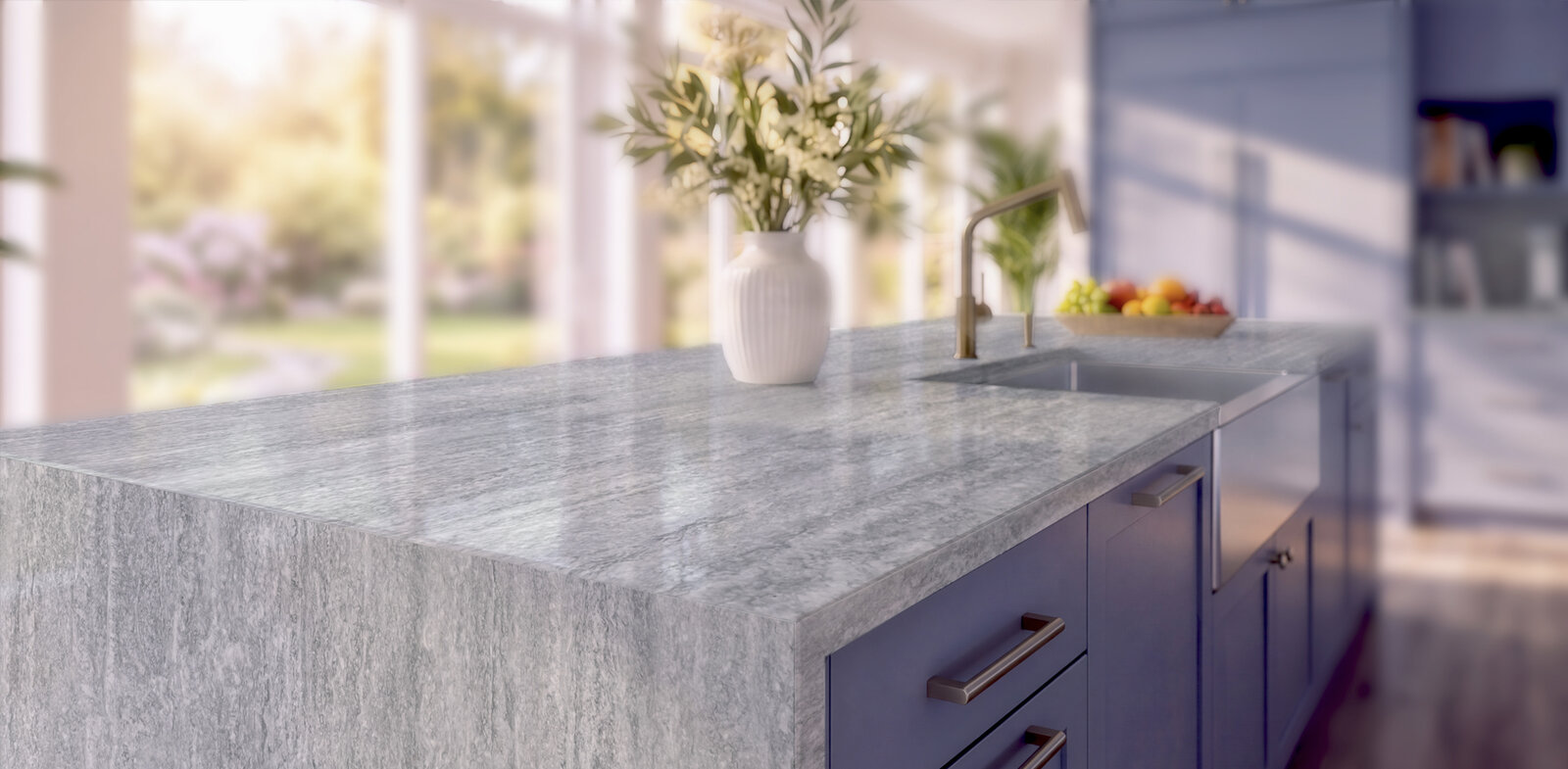 Blat de bucatarie QUARTZ 2066 ARGENTUM