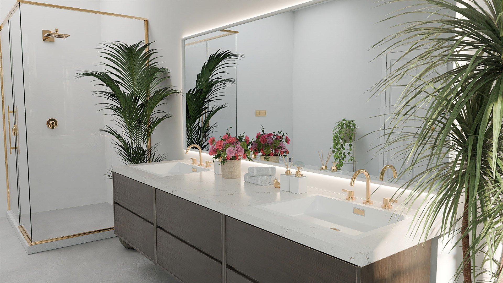 Blat de baie QUARTZ 295 MILOS