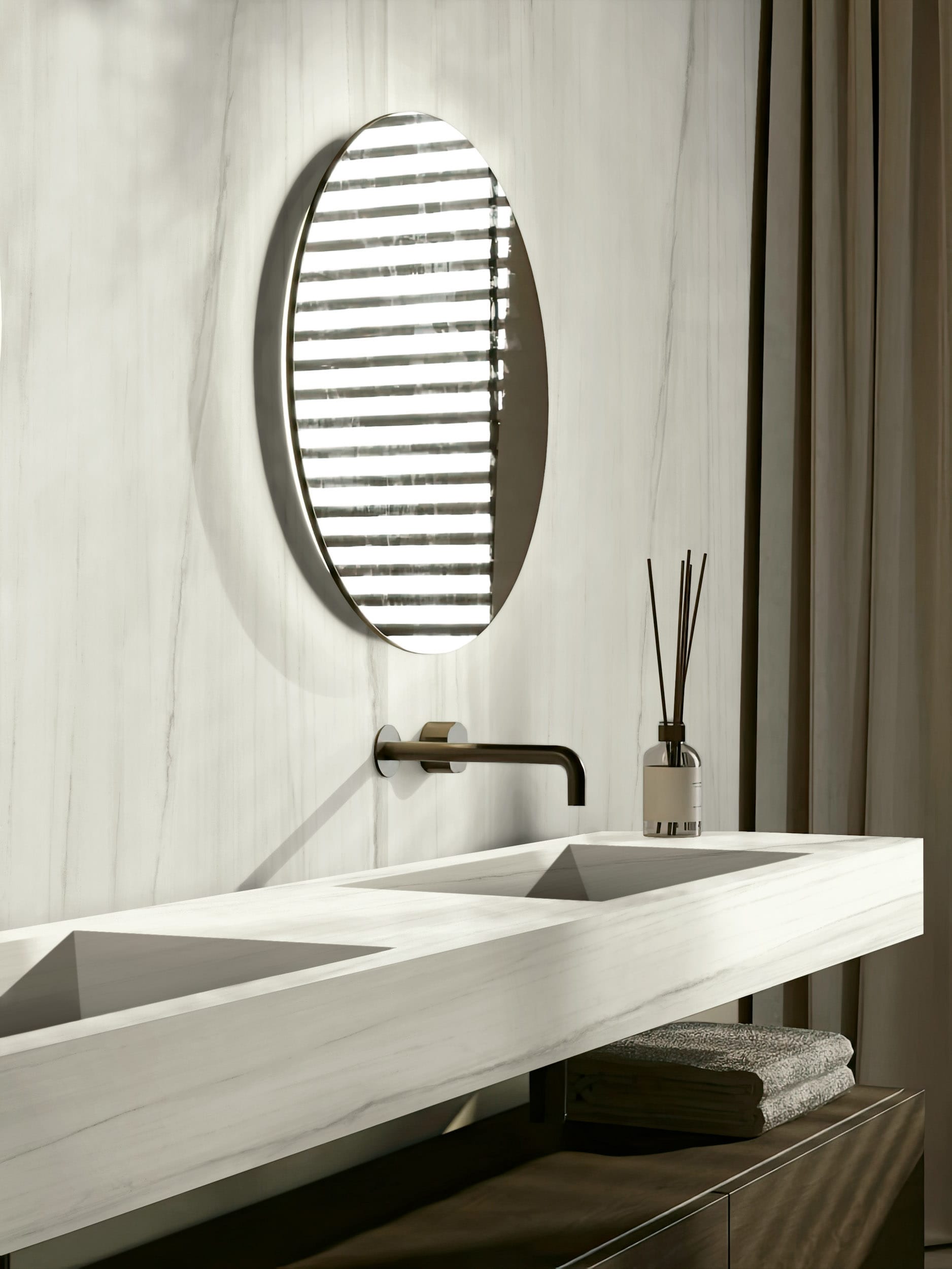 Blat de bucătărie din ceramică Ekxtra Dolomite, finisaj lucios sau silk – imaginea 2