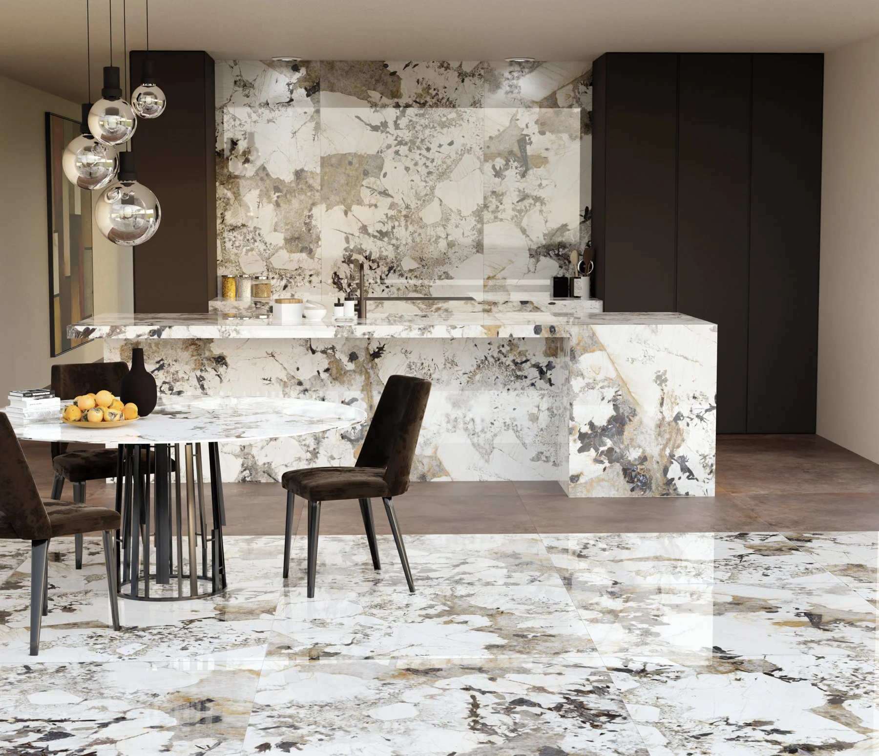 Blat de bucătărie din ceramică Ekxtra Patagonia, finisaj lucios sau silk – imaginea 5