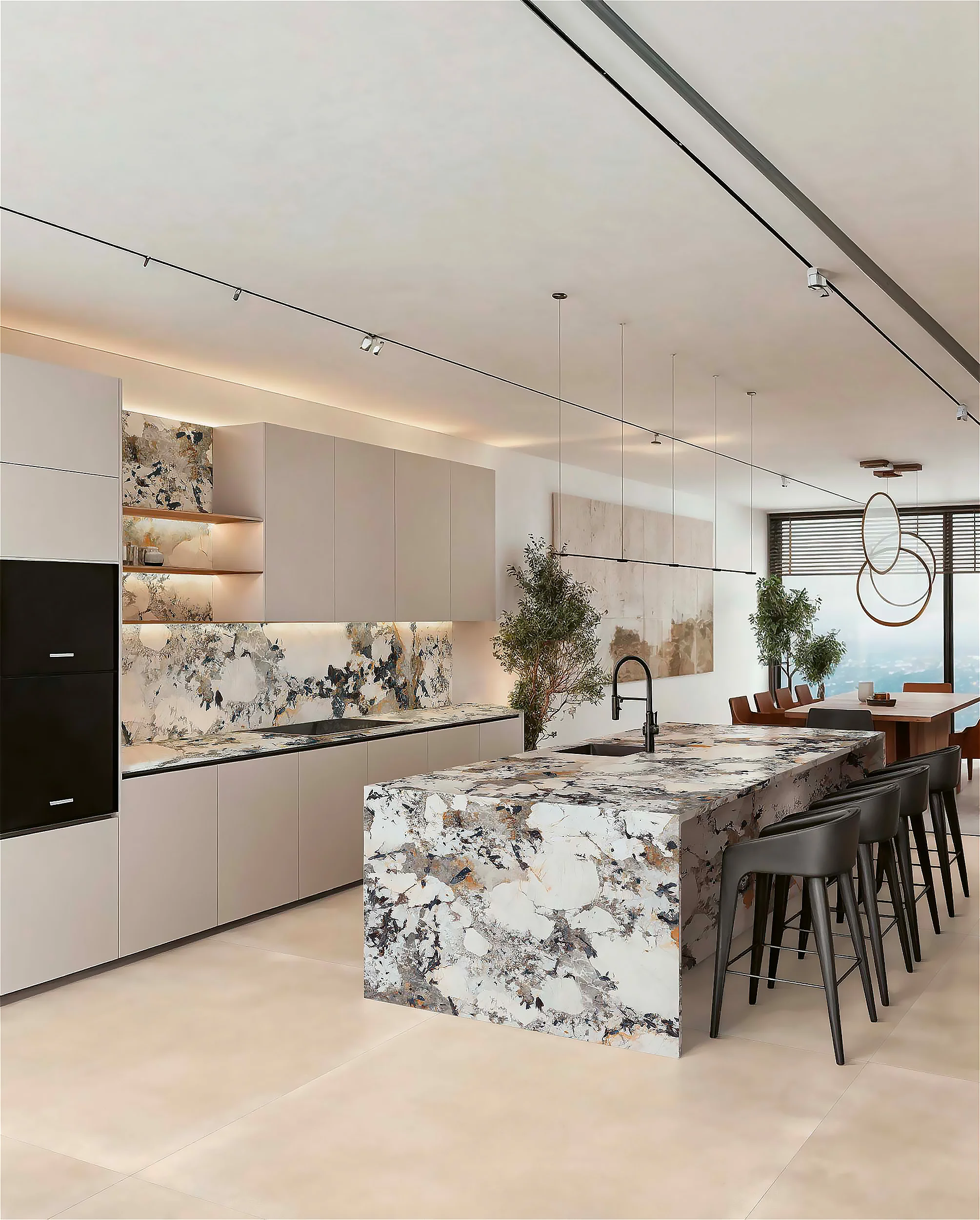 Blat de bucătărie din ceramică Ekxtra Patagonia, finisaj lucios sau silk – imaginea 6