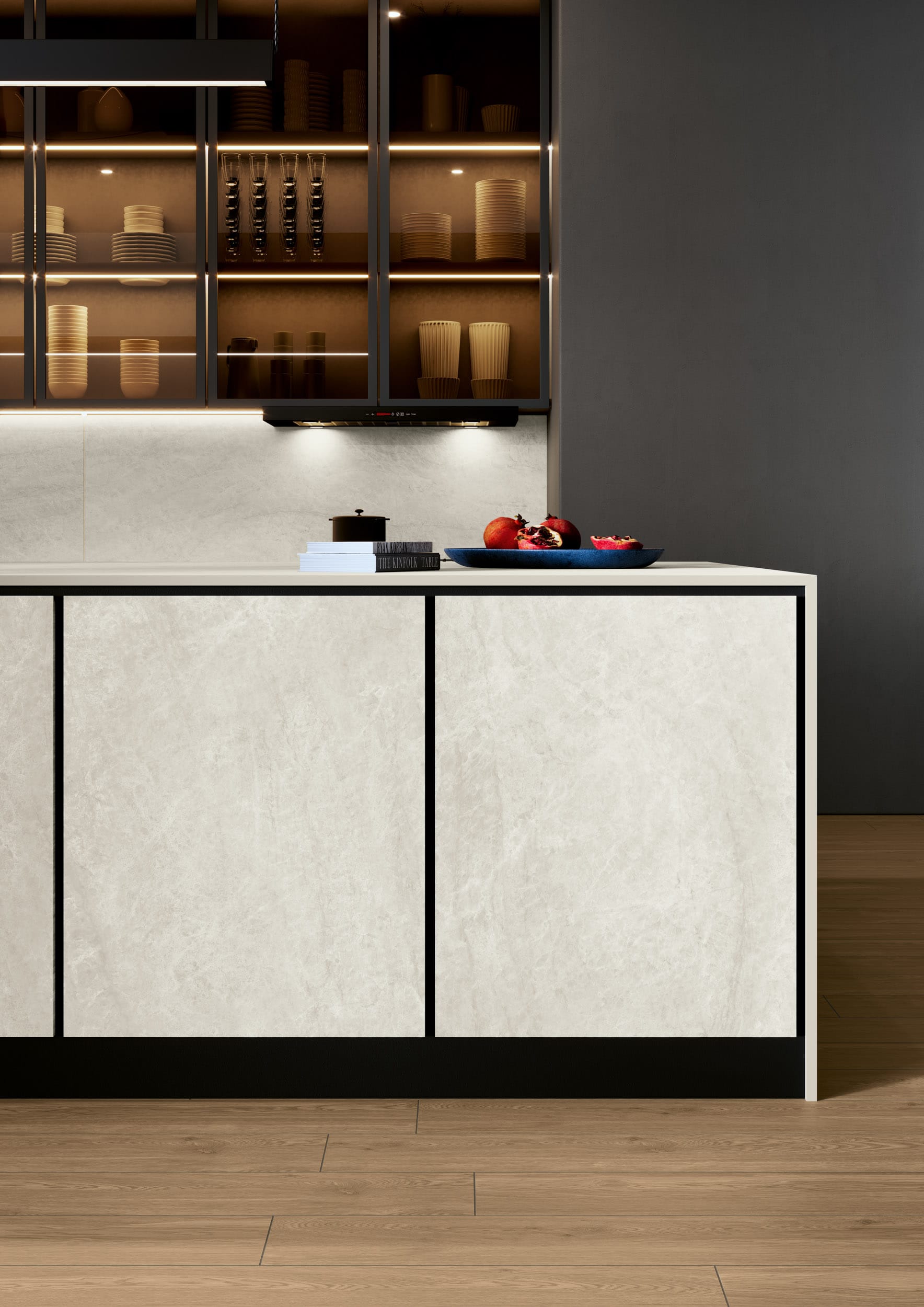 Blat de bucătărie din ceramică Ekxtra Taj Mahal Shell, finisaj lucios sau silk – imaginea 3