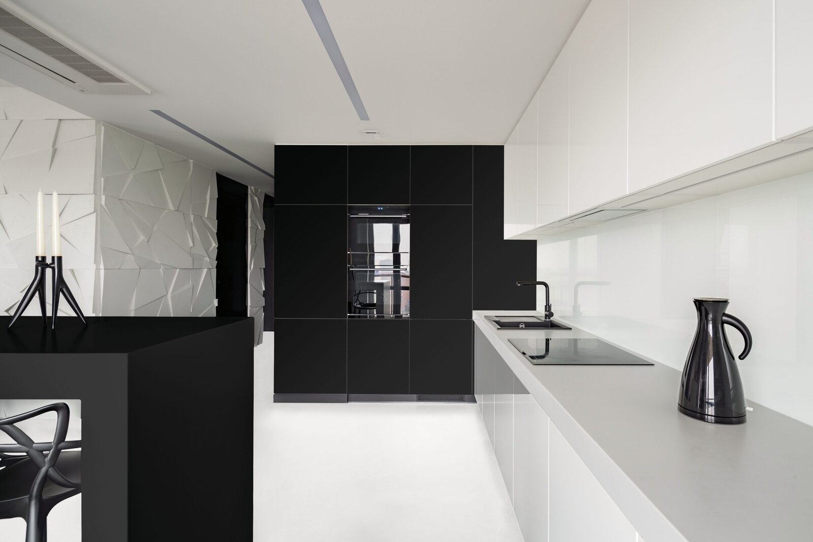 Blat de bucatarie CERAMICA NUOVOCORSO TINTA UNITA NERO