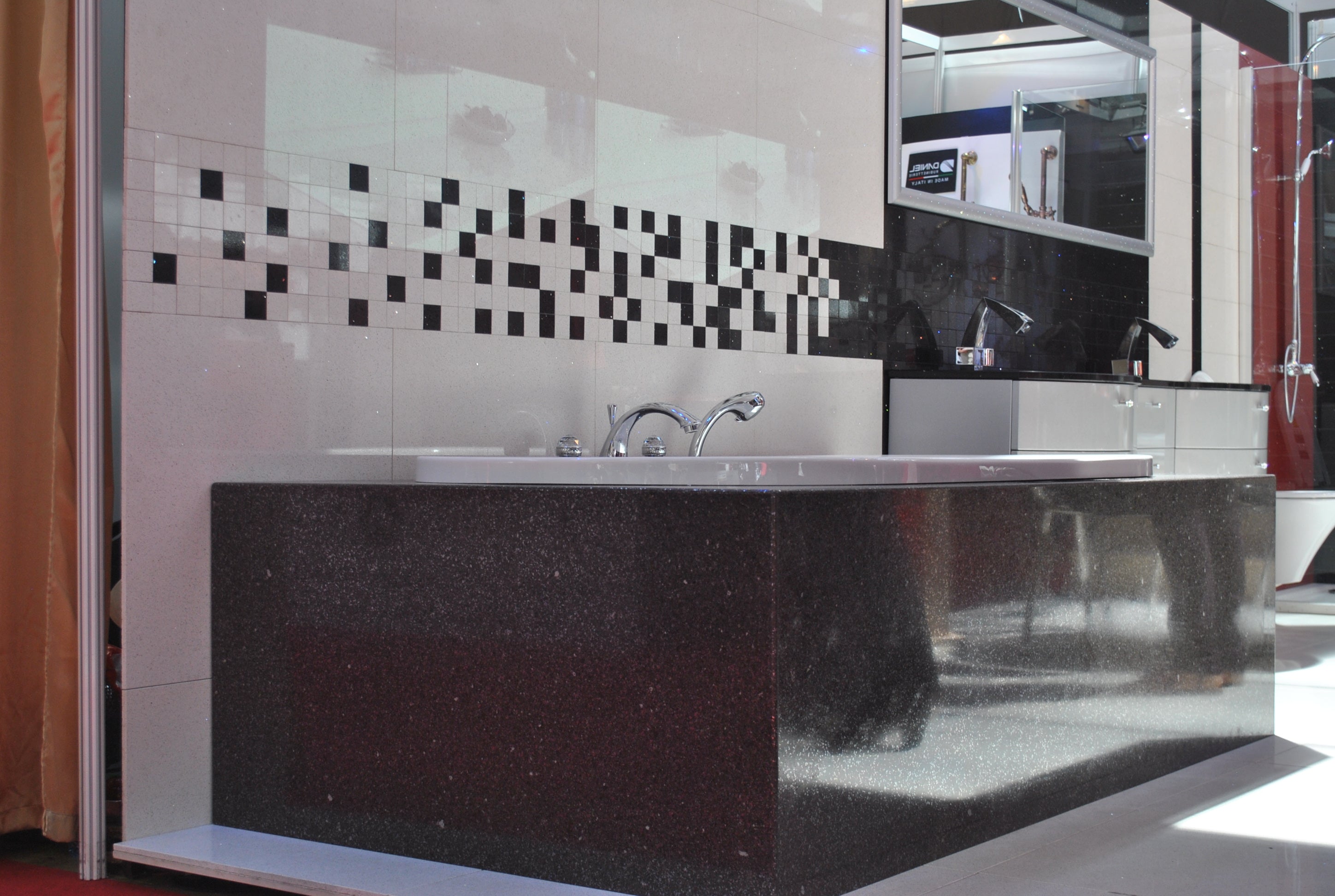 Masca de cada baie quartz KROMIT, dimens. 2100 x 1200 x 600 mm