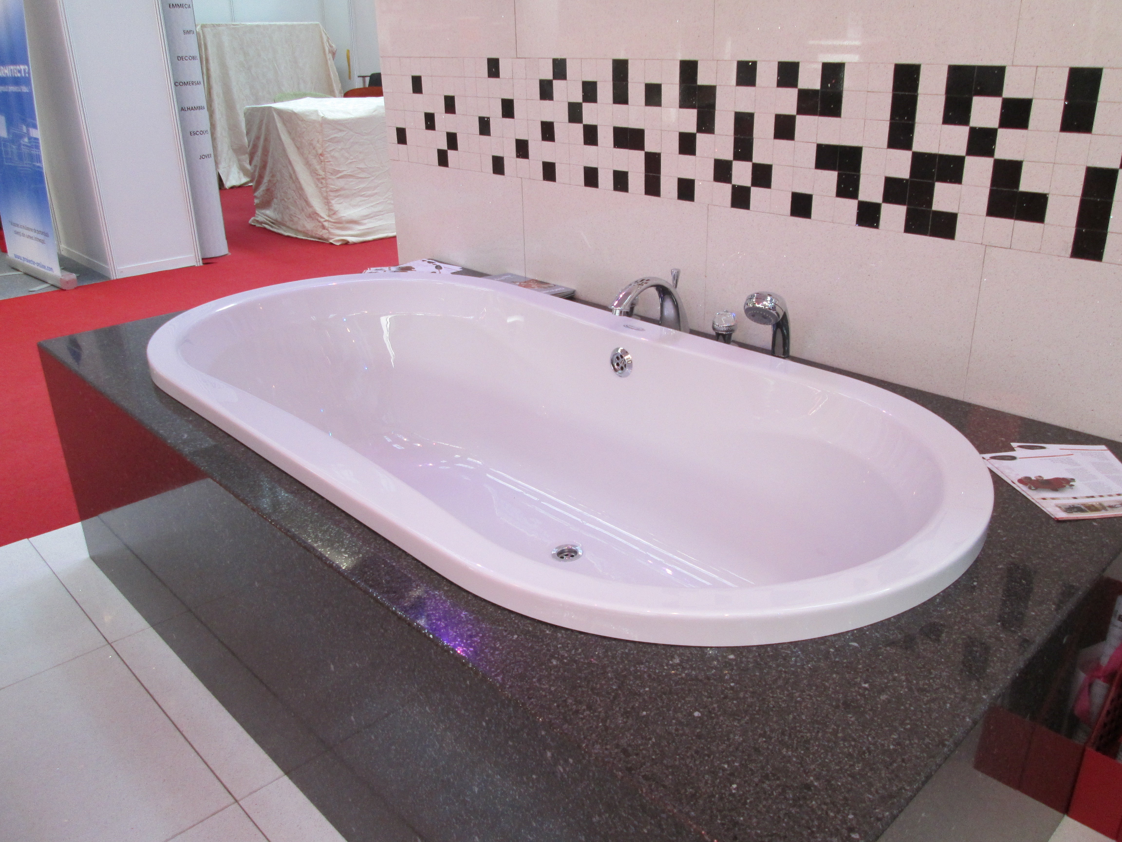 Masca de cada baie quartz KROMIT, dimens. 2100 x 1200 x 600 mm