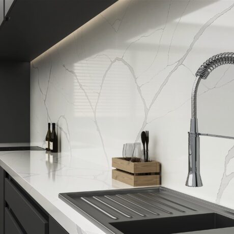 Blat de bucatarie QUARTZ 7134 CALACATTA ALDEON