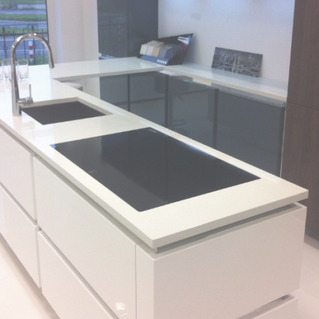 Blat de bucatarie QUARTZ BRILLANT WHITE